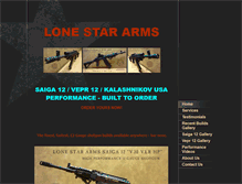 Tablet Screenshot of lonestararms.com